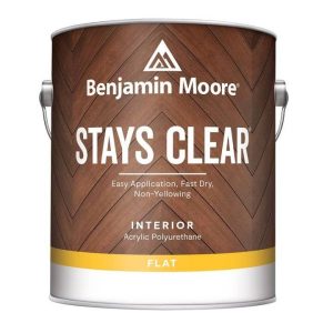 Lac transparent mat Benjamin Moore Stays Flat + Clear 425