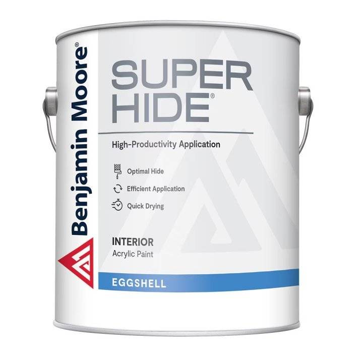 Vopsea lavabilă Benjamin Moore Super Hide Zero Eggshell 357 – interior