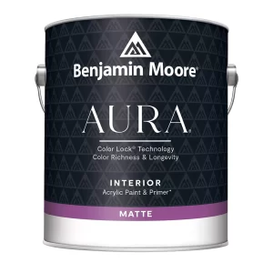 Vopsea lavabilă Benjamin Moore Aura Matte 522 – interior