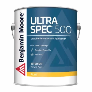 Vopsea lavabilă albă Benjamin Moore Ultra Spec 500 Flat 535