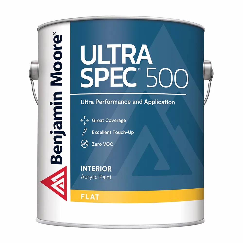 Vopsea lavabilă albă Benjamin Moore Ultra Spec 500 Flat 535