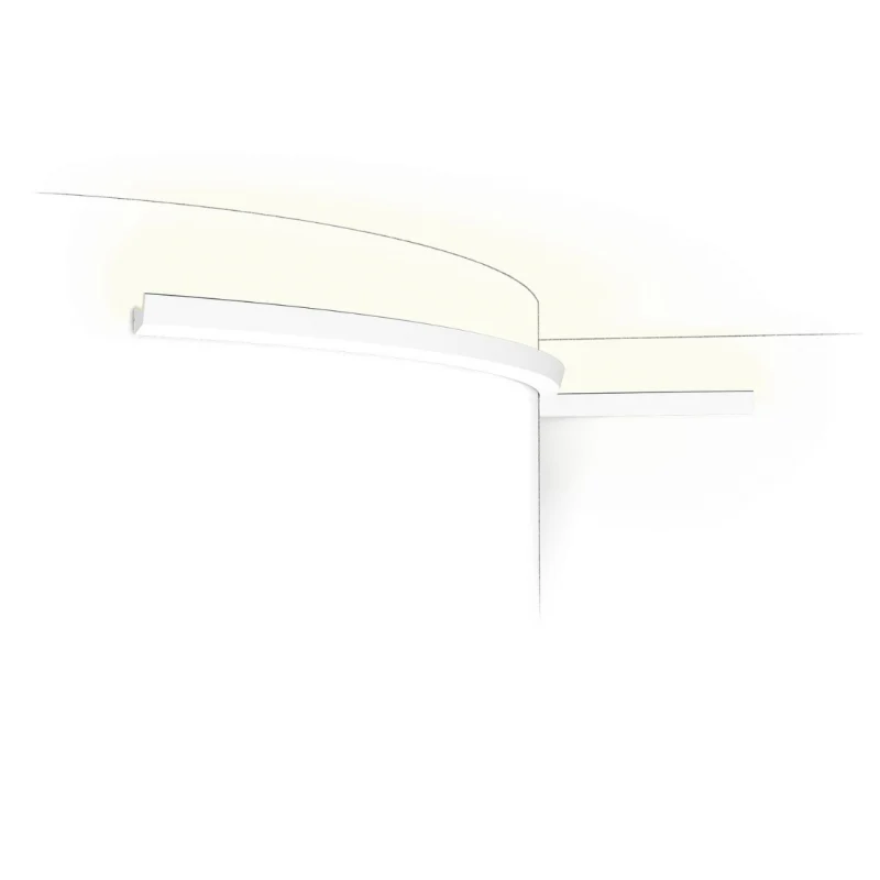 Cornișă pentru iluminare indirectă Orac Decor CX189 – imagine 3